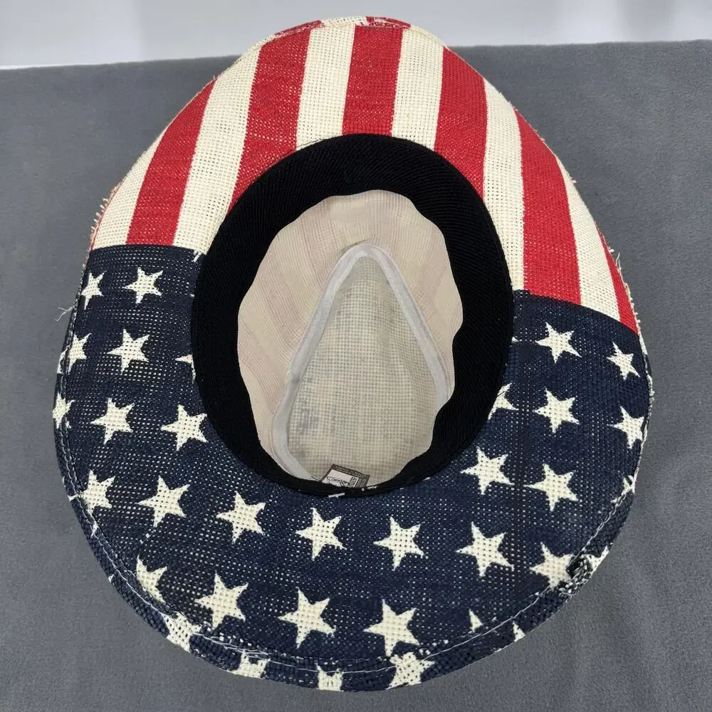 Seattle Mariners Patriotic Cowboy Hat Zac Brown Band 2018 Safeco Field USA MLB - Picture 6 of 7